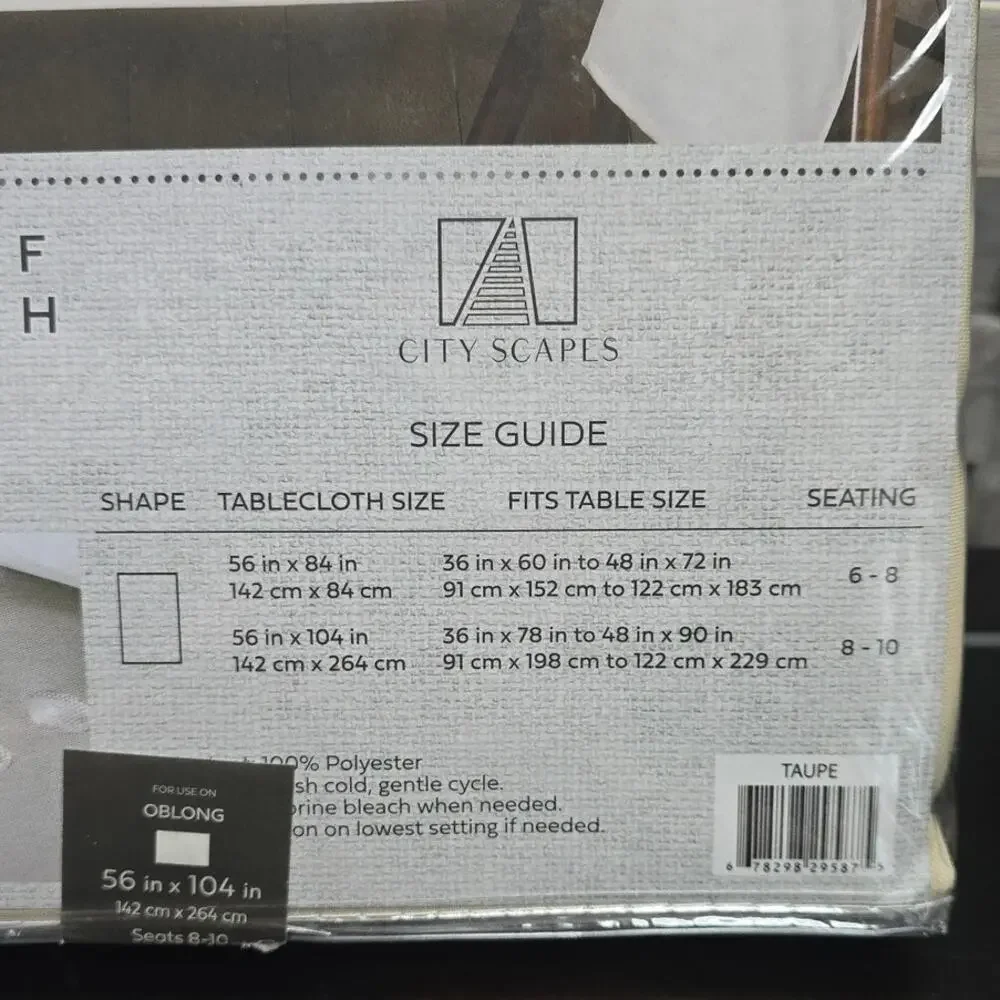 City Scapes Spill-Proof Tablecloth – Oxford 56